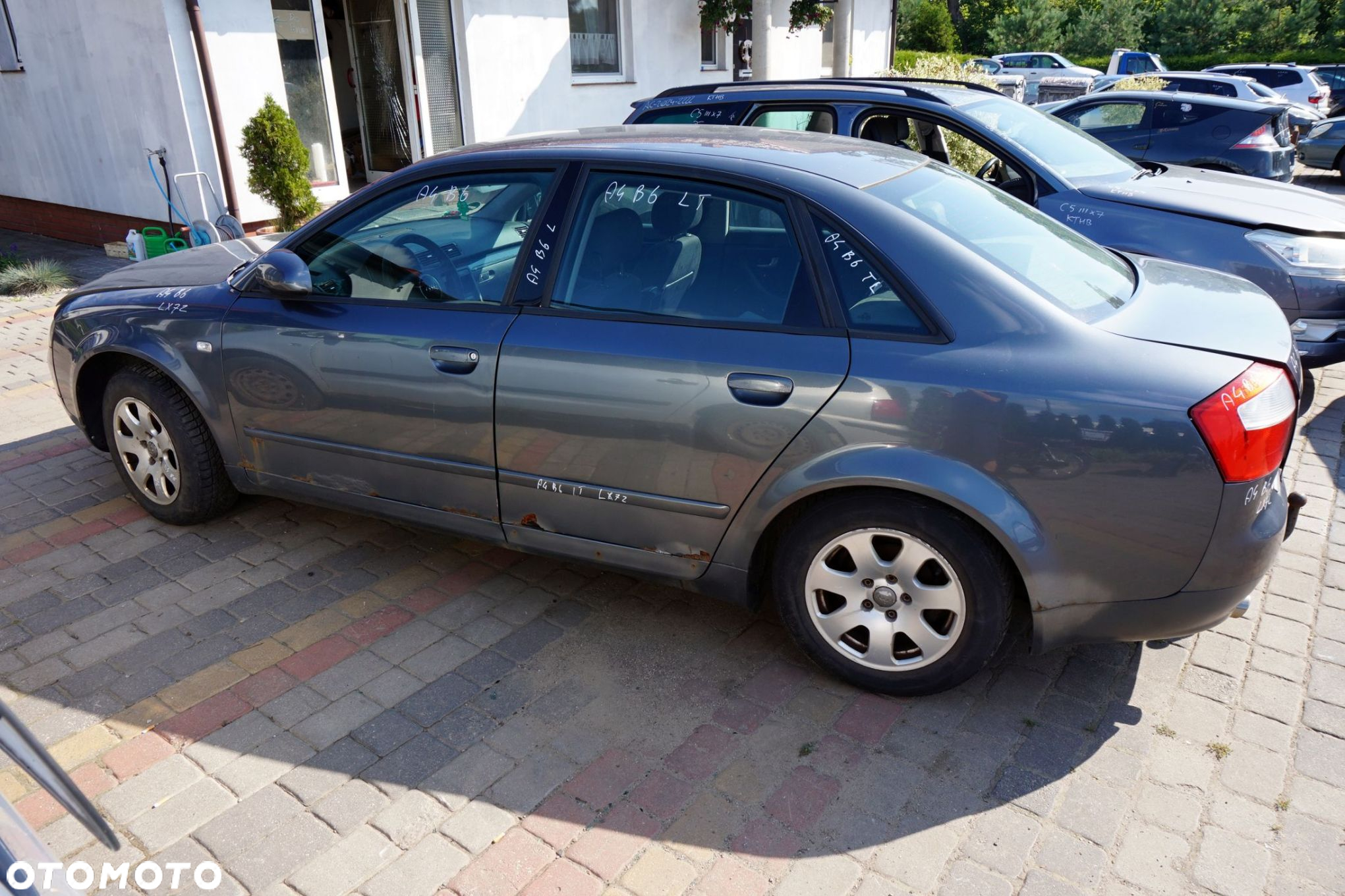 AUDI A4 B6 SEDAN 2003 LX7Z 2.0 16V ALT 130KM GBM SZARY na części - 2