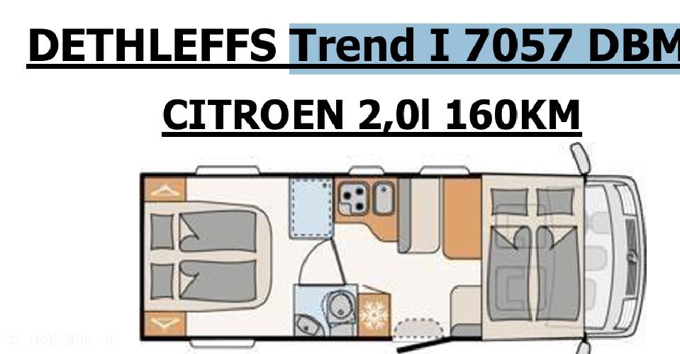 Dethleffs Integra Trend I 7057 DBM - 7