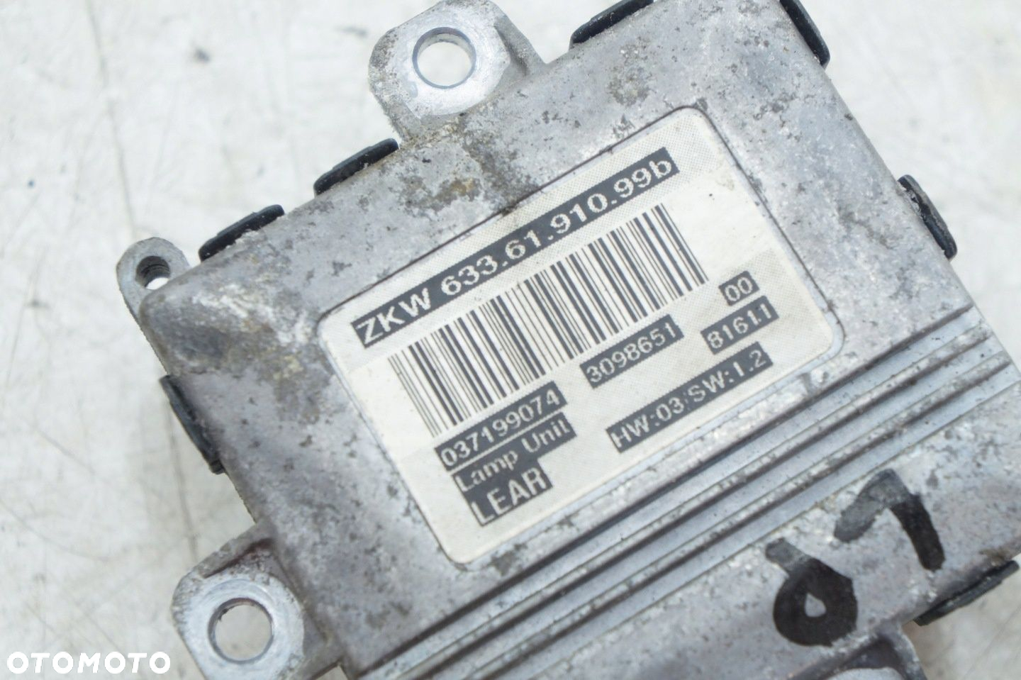 VOLVO S80 II XC70 PRZETWORNICA MODUL SKRĘTU XENON LEWY 6336191099 3098651 - 3