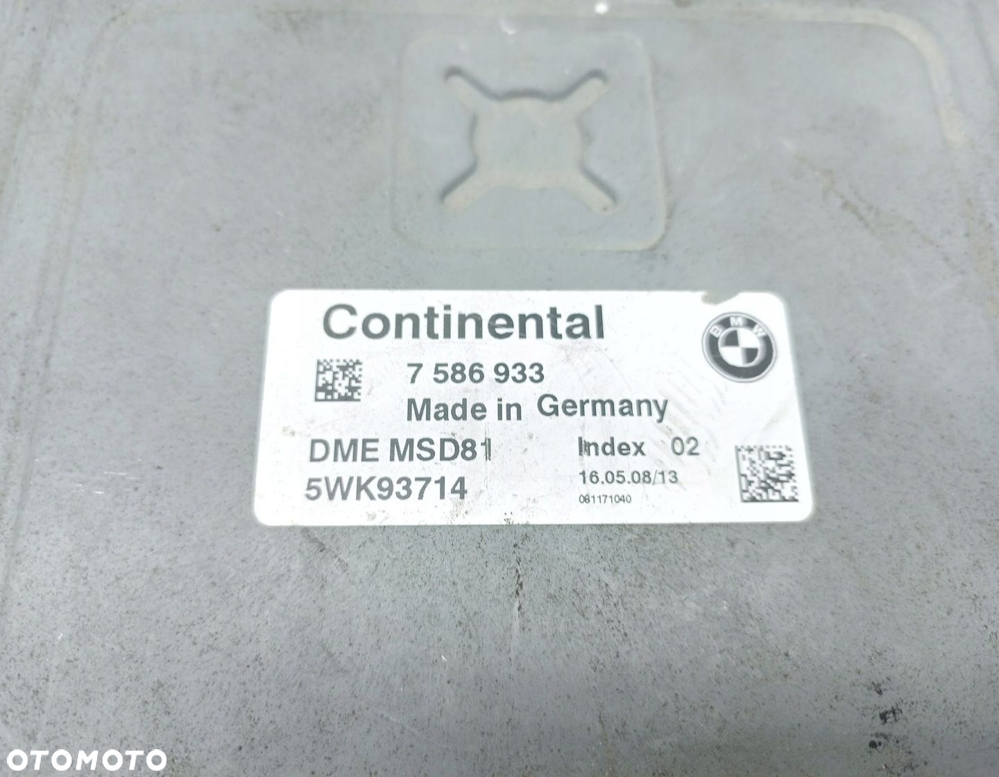KOMPUTER SILNIKA STEROWNIK BMW E60 E90 N54 7586933 DME MSD81 - 4