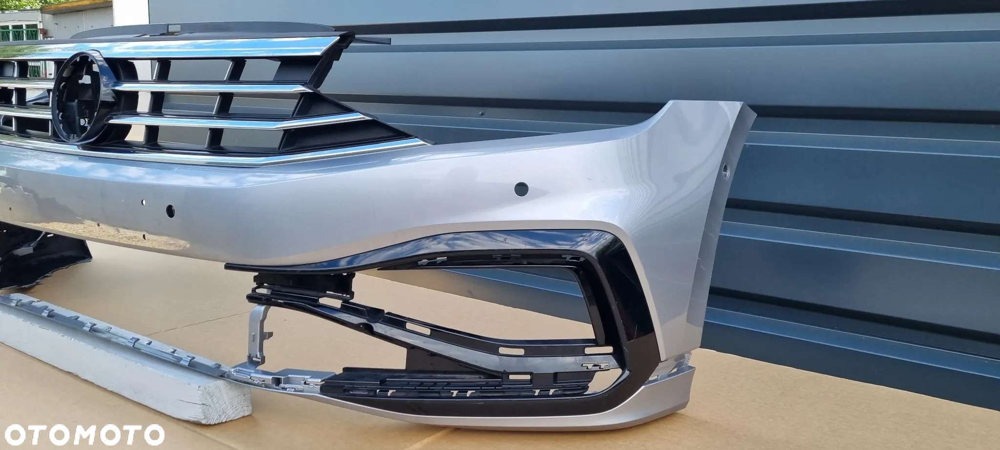 VW Passat B8 Lift R-LINE GTE 2019- zderzak przód oryginał MA056 - 6
