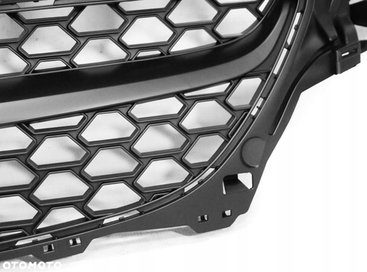 Atrapa Grill Kratka OPC-look Tuning Black Mat Czarny Opel Corsa E 2014-2019 - 3