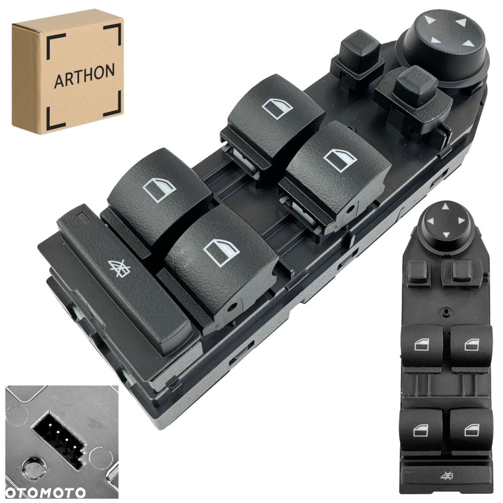 Panel podnośnika szyb lusterek przełącznik BMW X3 E83 04-11 guziki kierowcy - 1