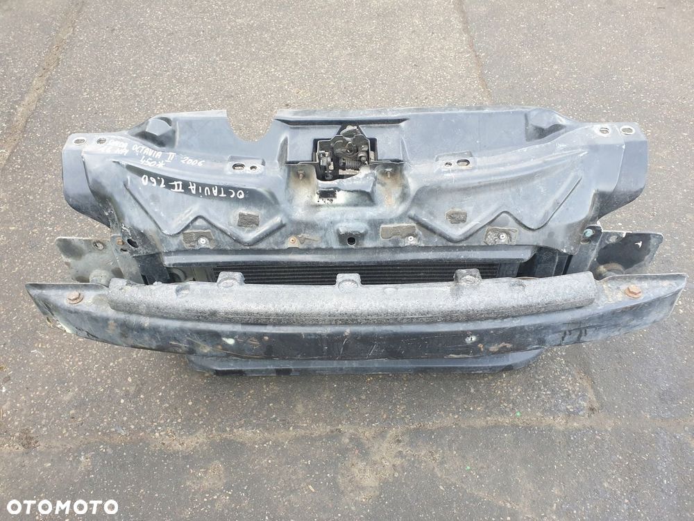 PAS PRZEDNI WZMOCNIENIE CZOŁOWE KOMPLET CHŁODNIC SKODA OCTAVIA II 2006 ROK - 3