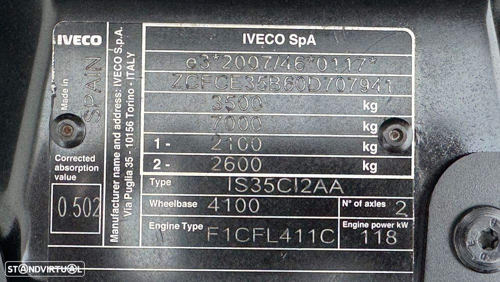 Iveco Daily 3.0 35S16H C/ Plat. Elevatória - 34