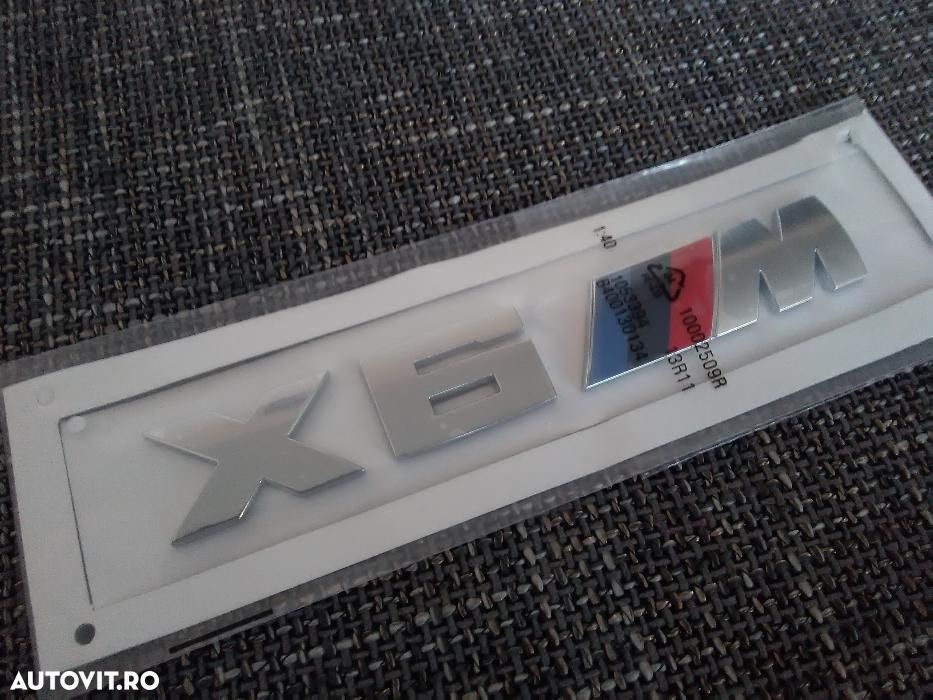 Emblema BMW X6M spate abs - 4