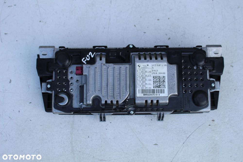 EKRAN WYŚWIETLACZ MONITOR BMW F01 F02 F04 9226975 - 2