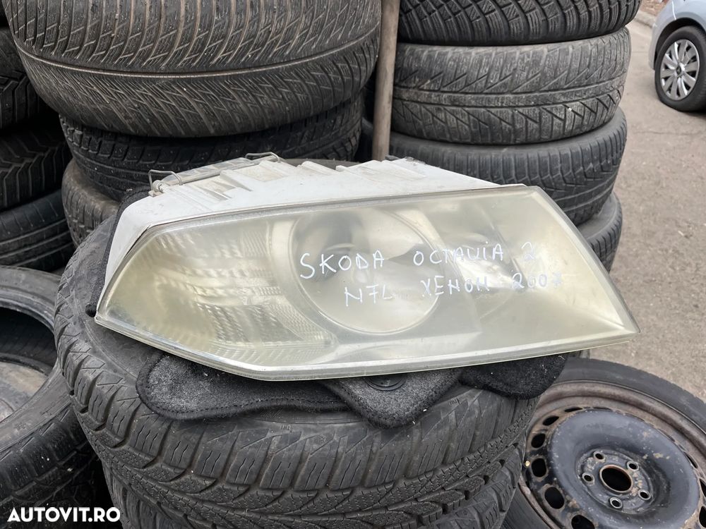 Far dreapta fata Skoda Octavia 2 non facelift xenon Europa - 3
