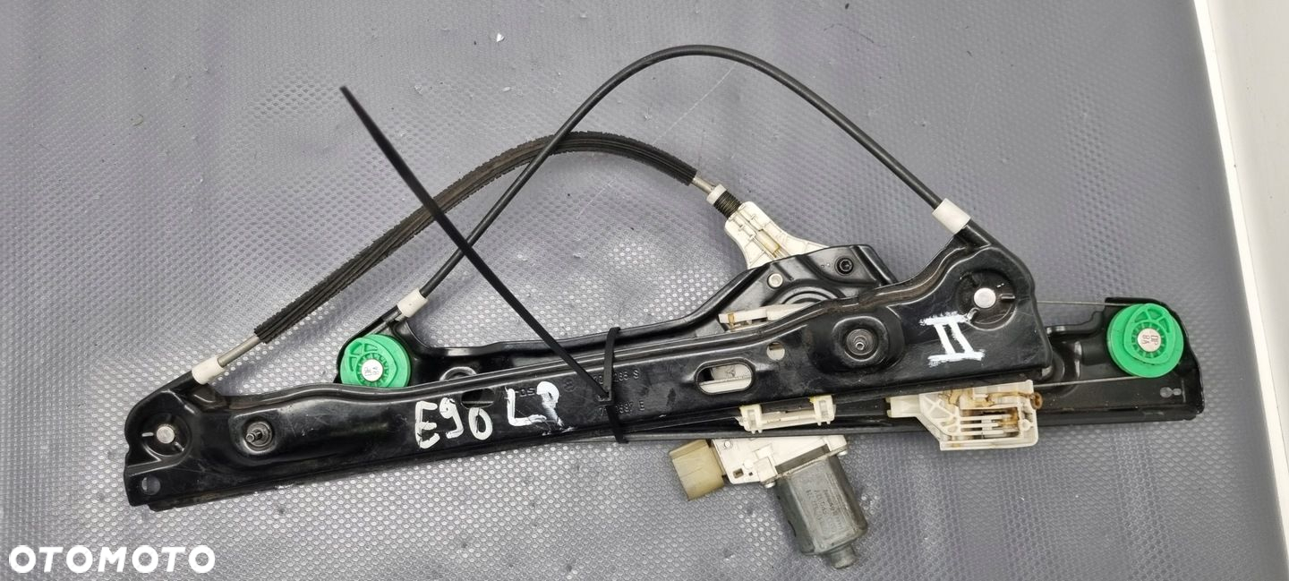 BMW E90 E91 PODNOŚNIK SZYBY LEWY PRZÓD 7140587 - 10