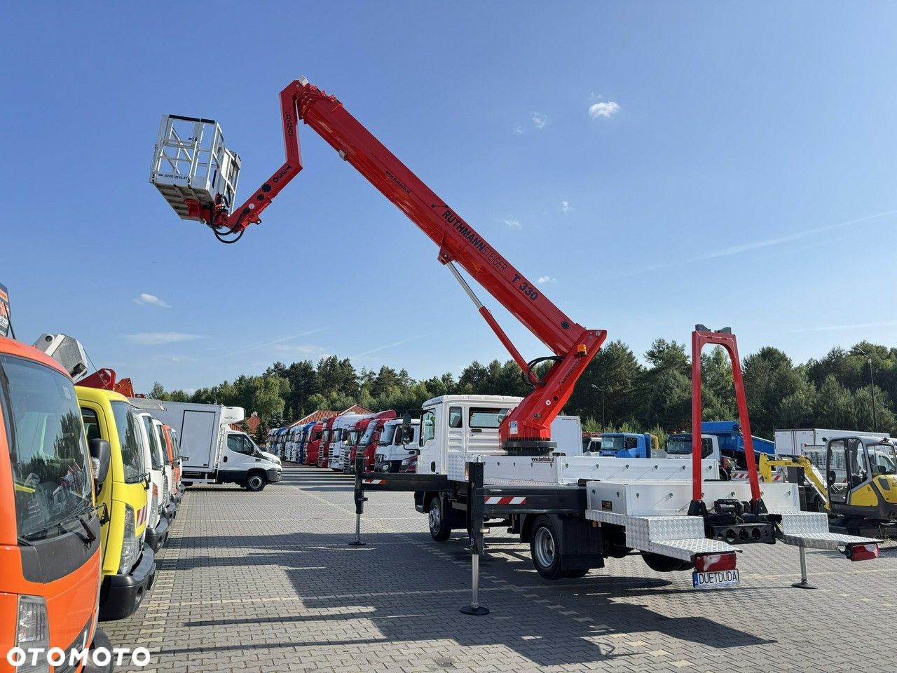 MAN TGL 7.150 Zwyżka Ruthmann T330 33-Metry DMC 7500KG 21m w Bok - 16