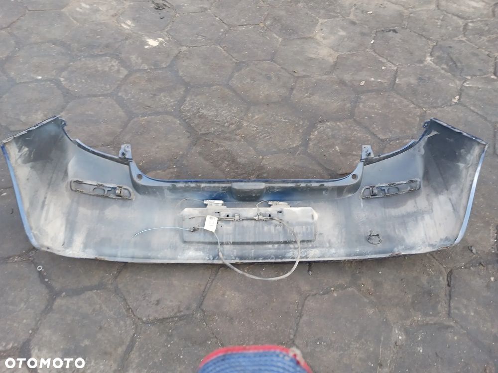 Zderzak tył tylny Renault Clio 3 3D III 05-12 kolor lakier NV432 niebieski granatowy - 5