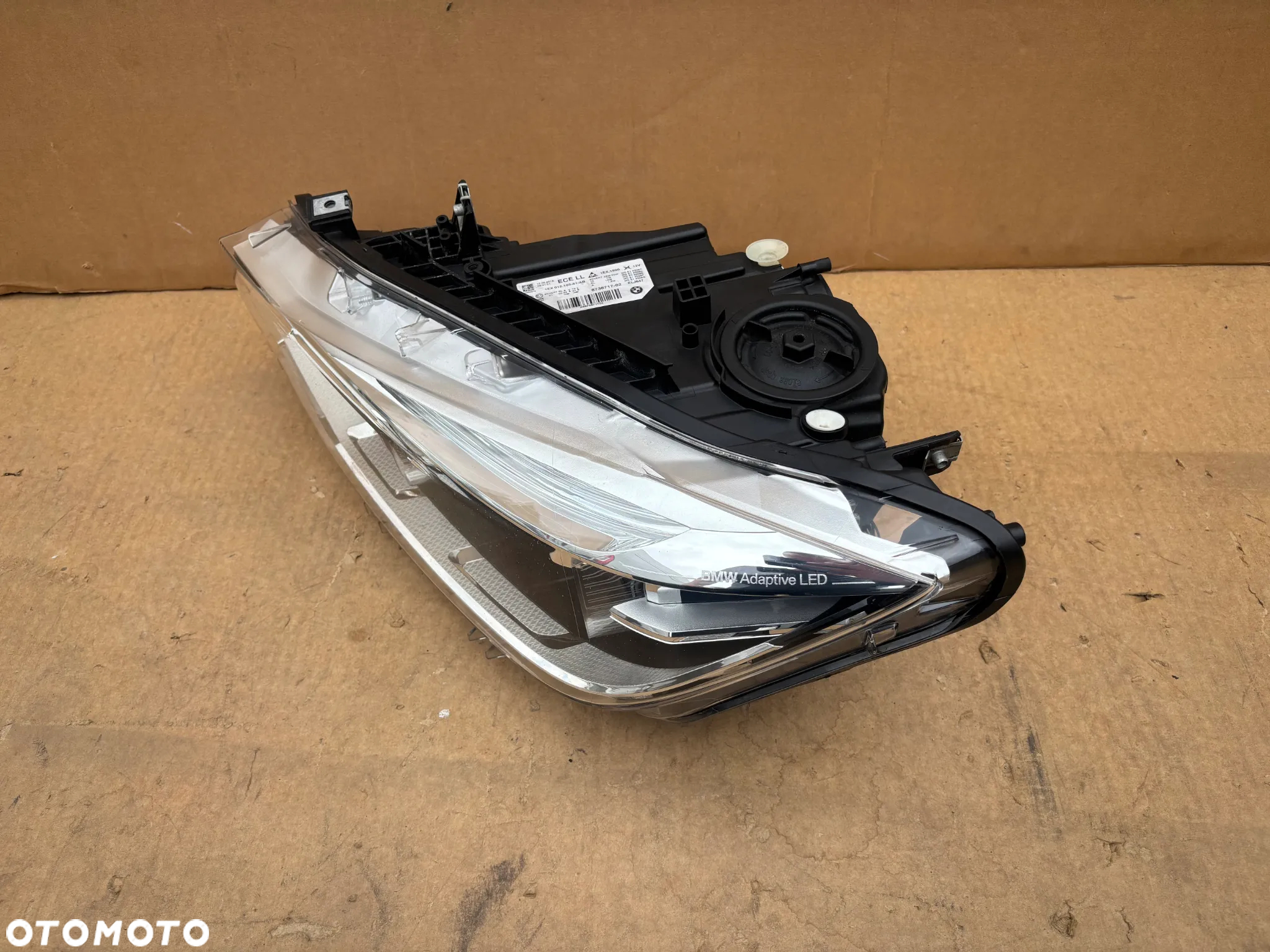 Oryginalna Lampa Przednia Lewa BMW 3 F30 F31 LCI Lift Full Led Adaptive Skrętna Cała Ładna Europejska 8738717 - 2