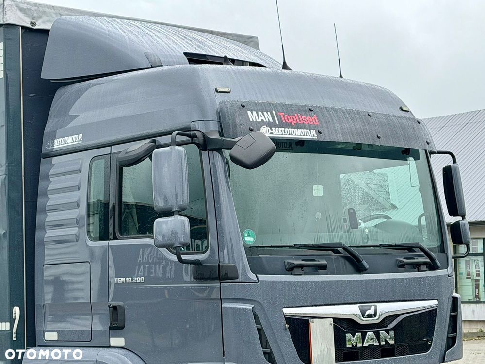 MAN TGM 18.290 / FIRANKA / 20 EUROPALET / AUTOMAT / 210 TYŚ KM / 10 025 KG ŁADOWNOŚCI / EURO 6 / 12.2018 / SPROWADZONY / JAK NOWY - 13