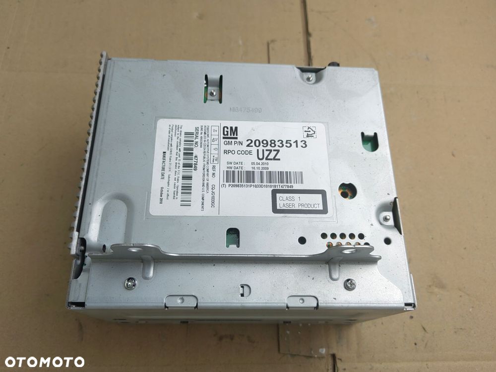 radio radioodtwarzacz cd opel astra j iv meriva b insignia a 20983513 - 3