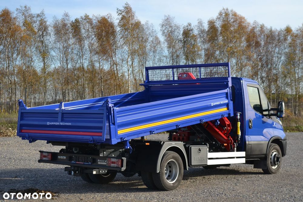 Iveco Daily 72C18 70C18 Nowy 3-stronny WYWROT Kiper Wywrotka Nowy HDS Żuraw HC 45A3 Dźwig Fassi F40 - 7