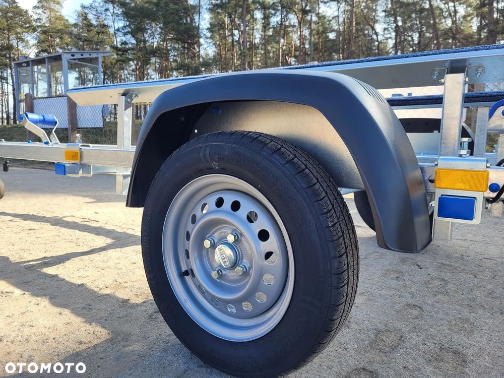 Faro Przyczepa podłodziowa AQUA 5,2m lekka pod łódź płozy obite materiałem - 11