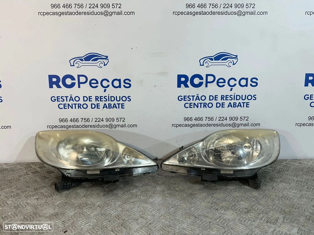 .Oticas Farol Frente Frontal Esquerda Direita Original PSA Peugeot 107 Citroen C1 - 15