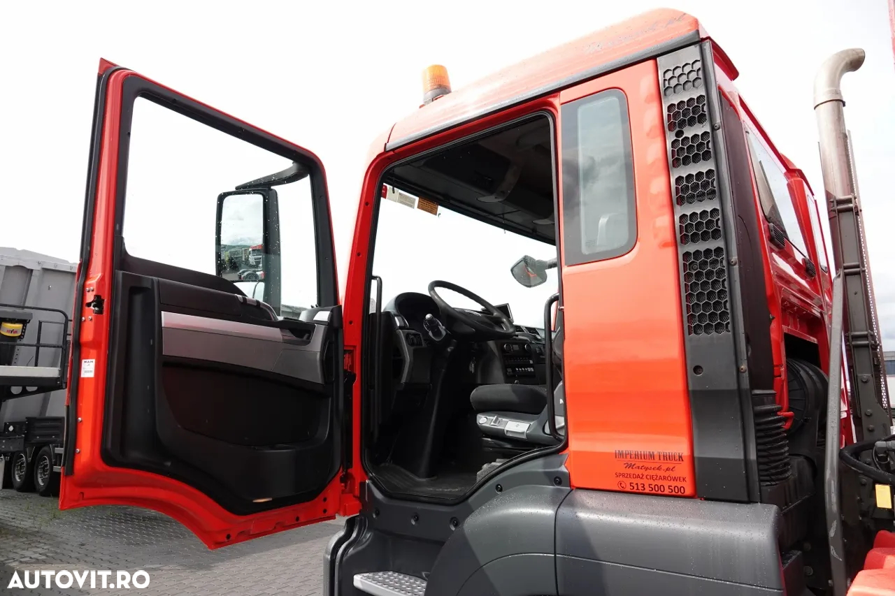 MAN TGS 35.360 / 8x2-4 / REMORCARE + HDS HIAB 166 E-2 / AXIE LIFTATOR / 4 AXI / GAMA HIDRAULICA / TROLIU / ASISTENTA RUTIERA / EURO 5 EEV - 27