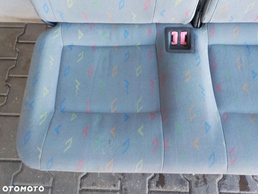 VW T5 T6 FOTEL TRÓJKA POTRÓJNY KANAPA ŁAWKA TYŁ TYLNA INKA - 4