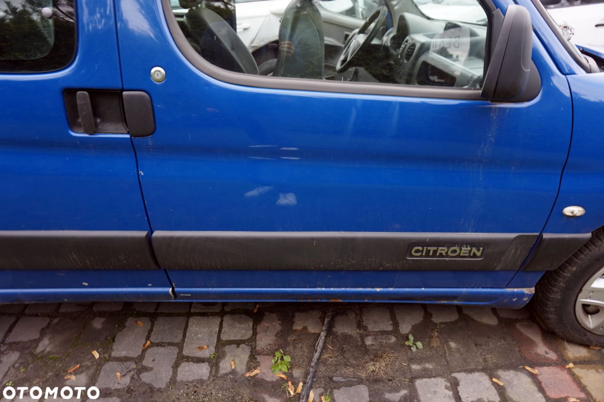 DRZWI PRZEDNIE PRAWE BERLINGO I LIFT II M59 KPVB  NIEBIESKI CITROEN 2002-2008 - 2