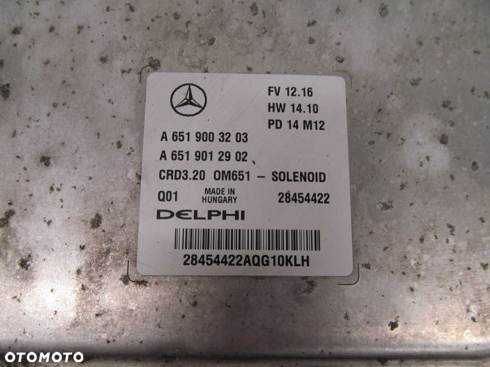 MB SPRINTER 906 651 2.2 KOMPUTER STEROWNIK A6519003203 A6519012902 A9069004100 - 6