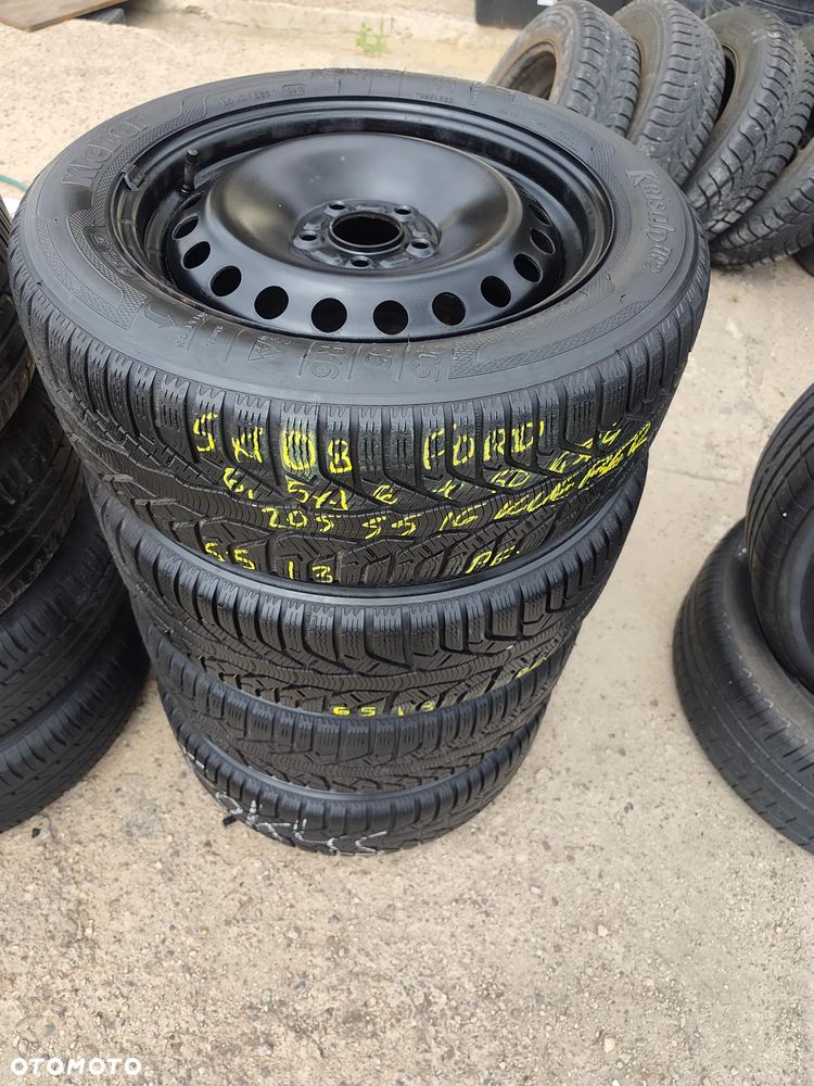 5x108 Felgi Stalowe Stal 16 Koła zimowe zima FORD MONDEO MK3 MK4 FOCUS CMAX TOURNEO TRANSIT CONNECT VOLVO C30 V40 S40 V50 6,5mm Legnica ALU-RAD 205/55 - 2