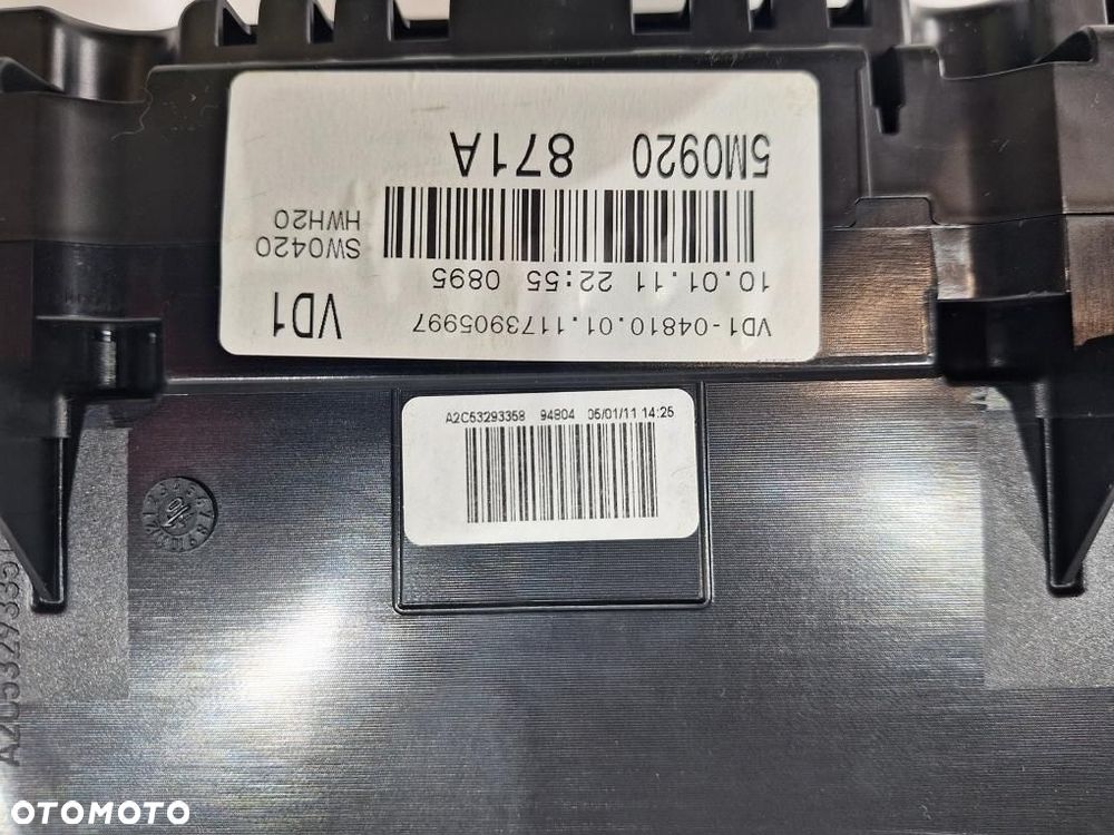 VW Golf VI Plus Licznik Zegary 5M0920871A - 6