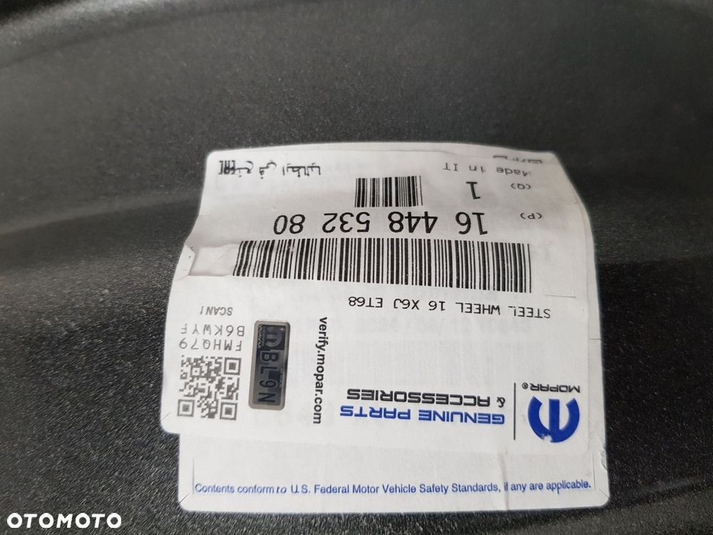 KOMPLET NOWA ORYGINALNA FELGA FELGI STALOWE PEUGEOT BOXER CITROEN JUMPER FIAT DUCATO III 14-25 16 - 6