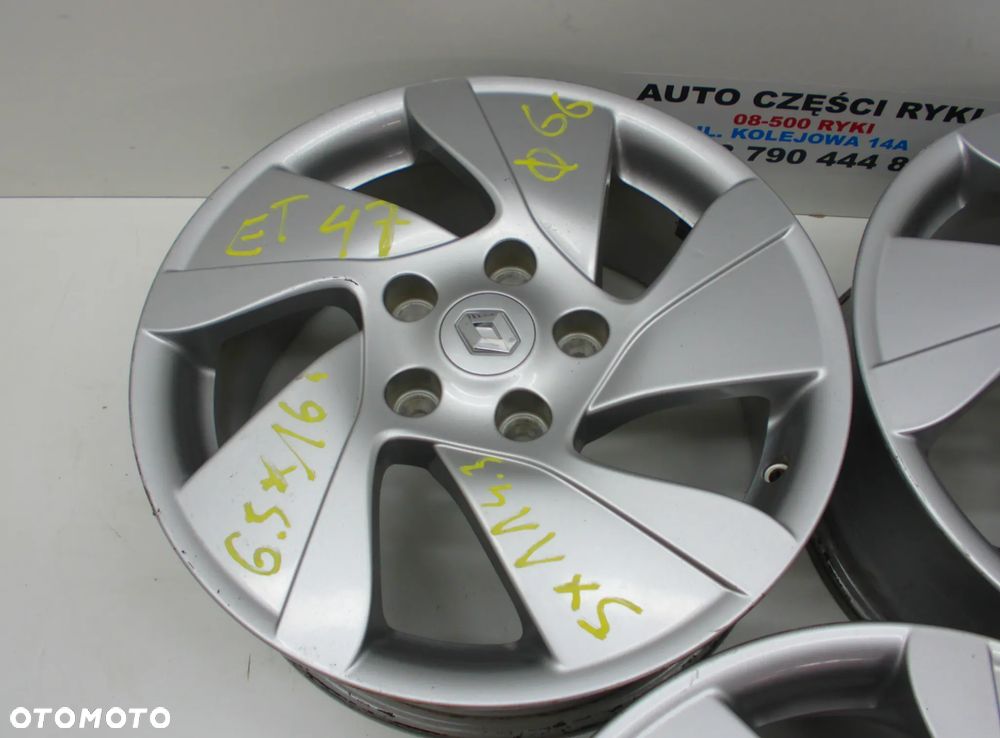 Renault Fluence Felga Aluminiowa 6.5Jx16 5x114.3 et47 - 4