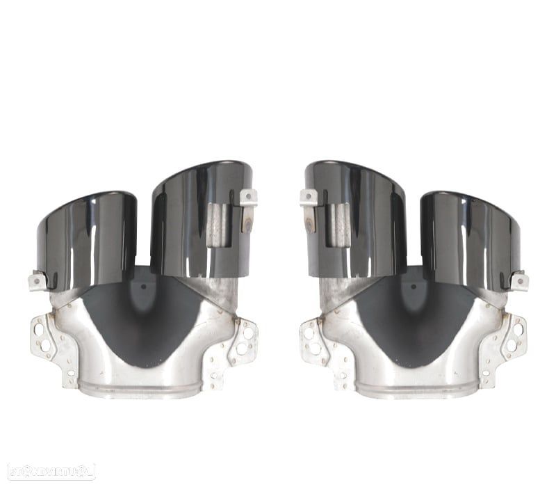 PONTEIRAS DE ESCAPE MERCEDES GLE W167 19- LOOK GLE53 PRETAS - 7