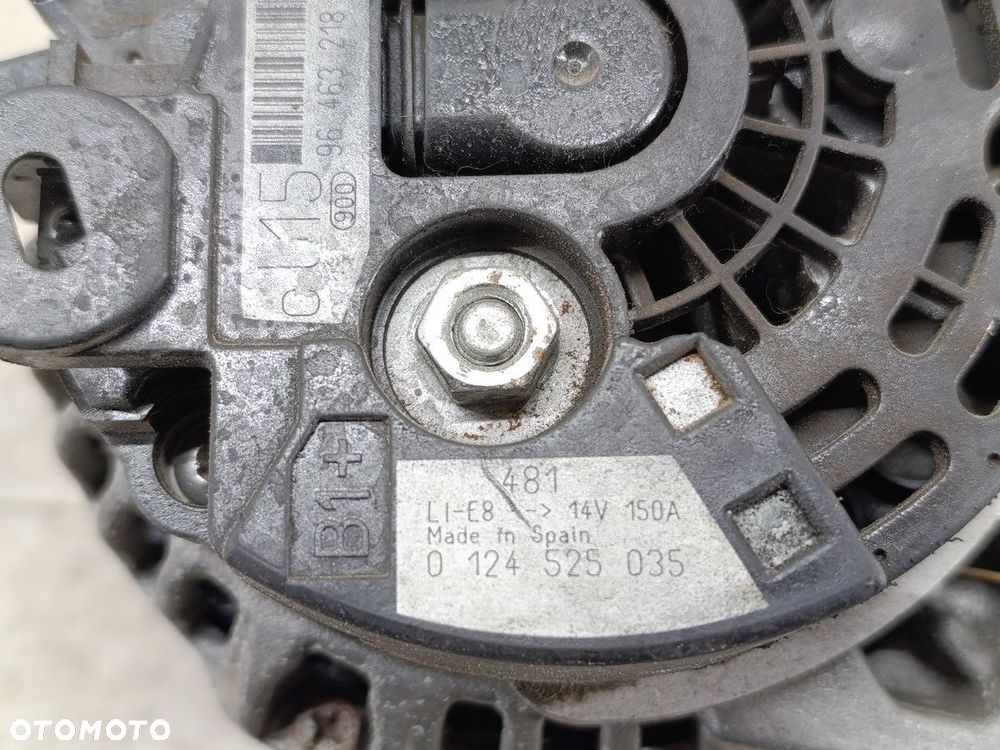 ALTERNATOR FIAT SCUDO II 9646321880 0124525035   2.0 JTD - 7