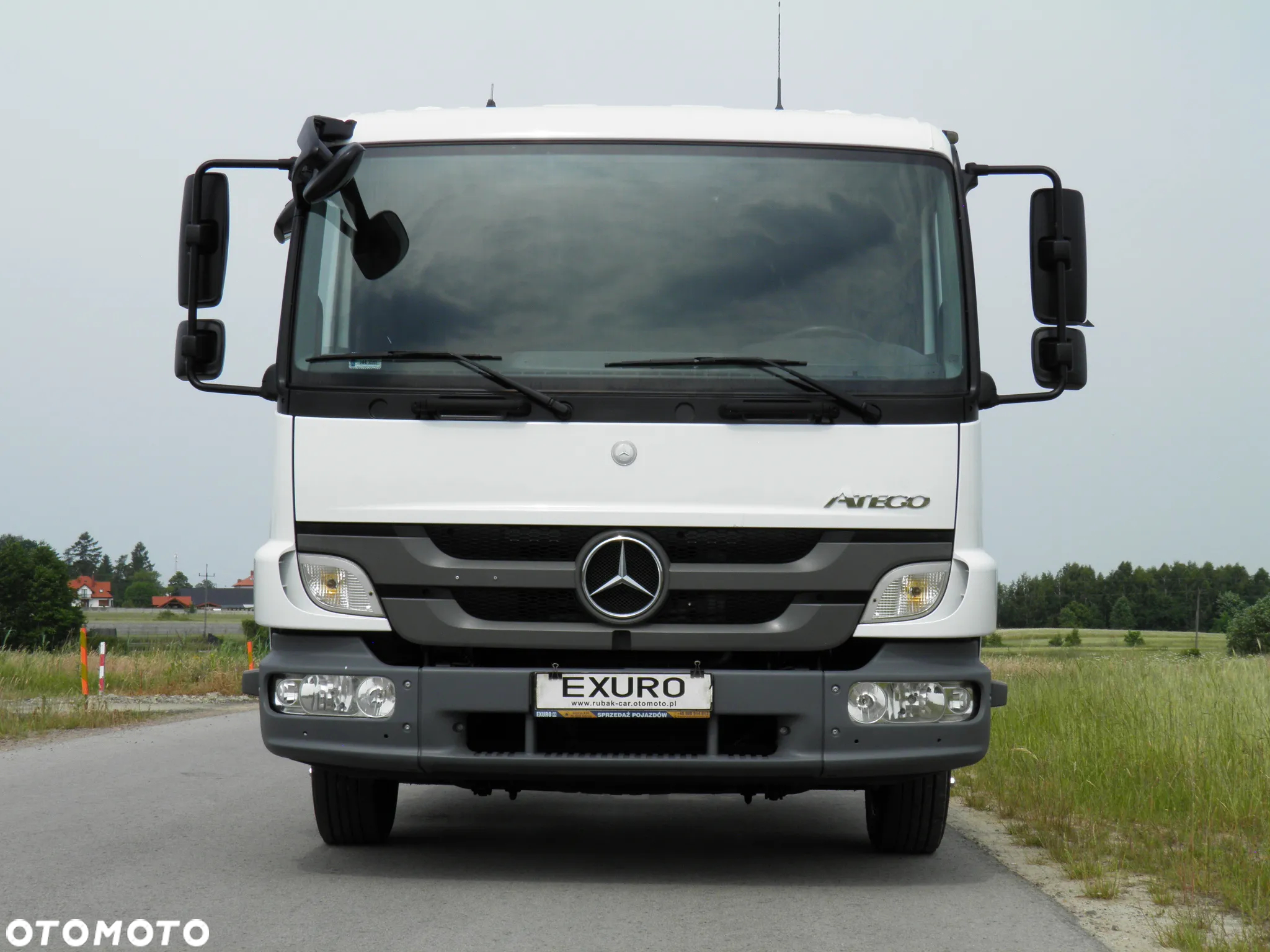 Mercedes-Benz ATEGO 1018 RAMA LAWETA NAJAZD POD ZABUDOWĘ STAN IDEALNY SALON POLSKA I-WŁAŚCICIEL 2012R MAŁY PRZEBIEG - 3