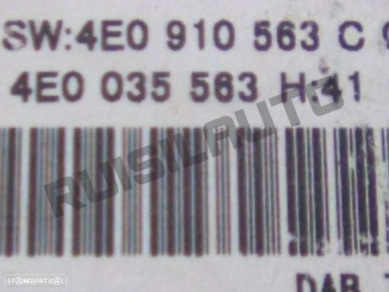 Sintonizador Rádio 4e003_5563 Audi A6 C6 Avant (4f) [2004_2011] - 9