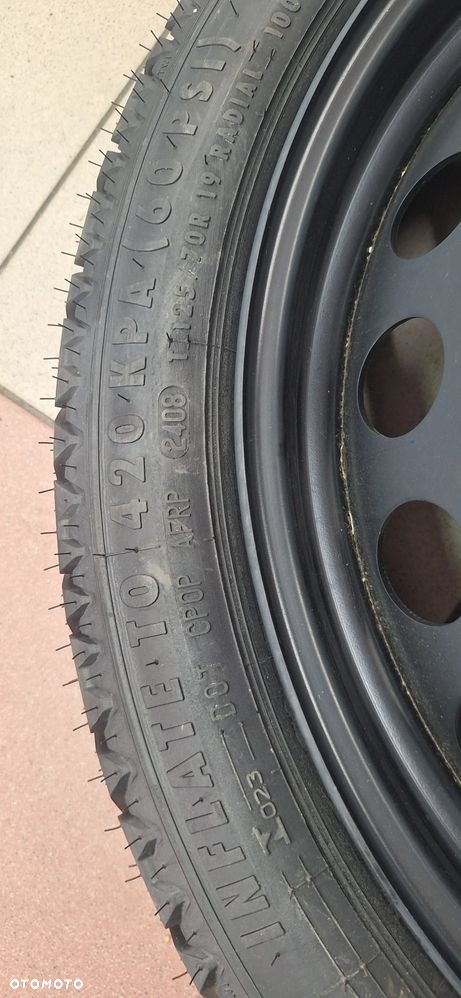Audi A4 B8 A5 Koło Zapasowe Dojazdowe 125x70x19 - 2