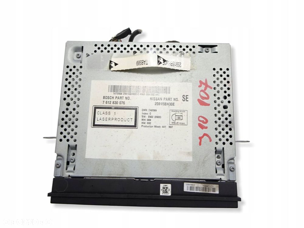 radio cd nissan qashqai j10 lift 10-13 r. 25915bh30e - 5
