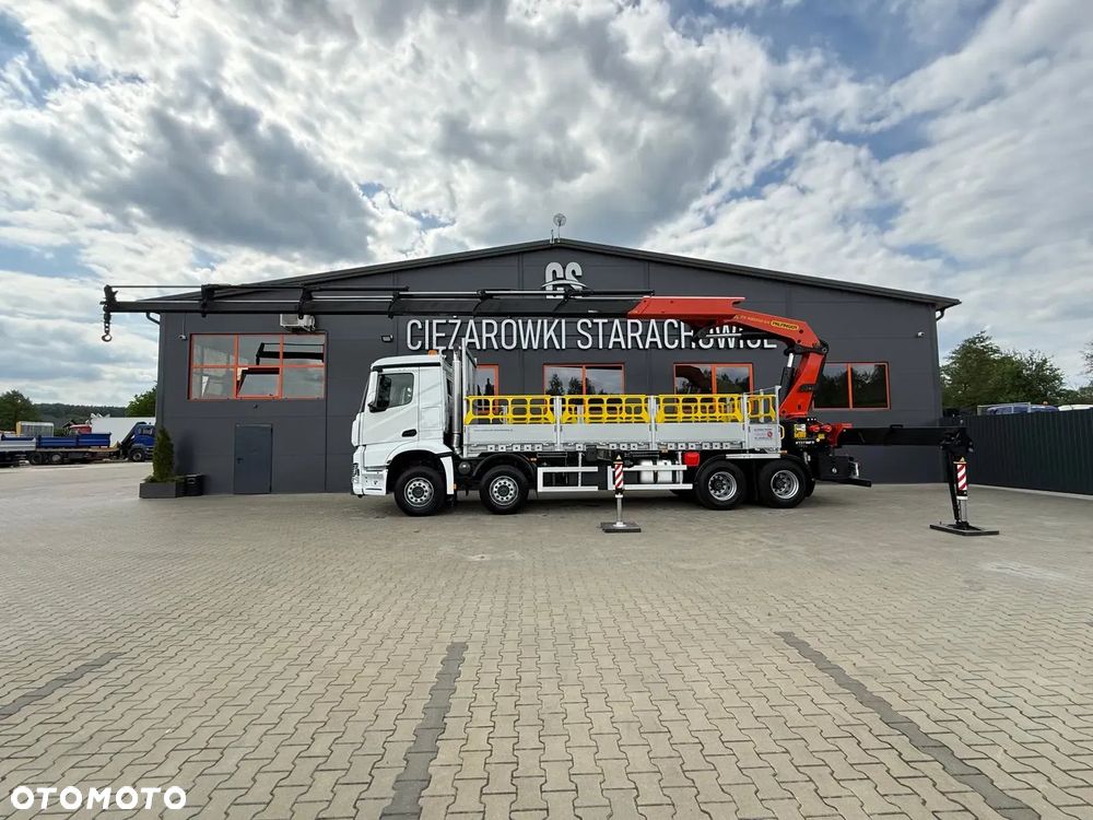 Mercedes-Benz Arocs Actros 3236 // E6 // 8x4 // Palfinger PK48002 z radiem // energetyka budowlanka skrzynia kran crane żuraw dzwig - 10