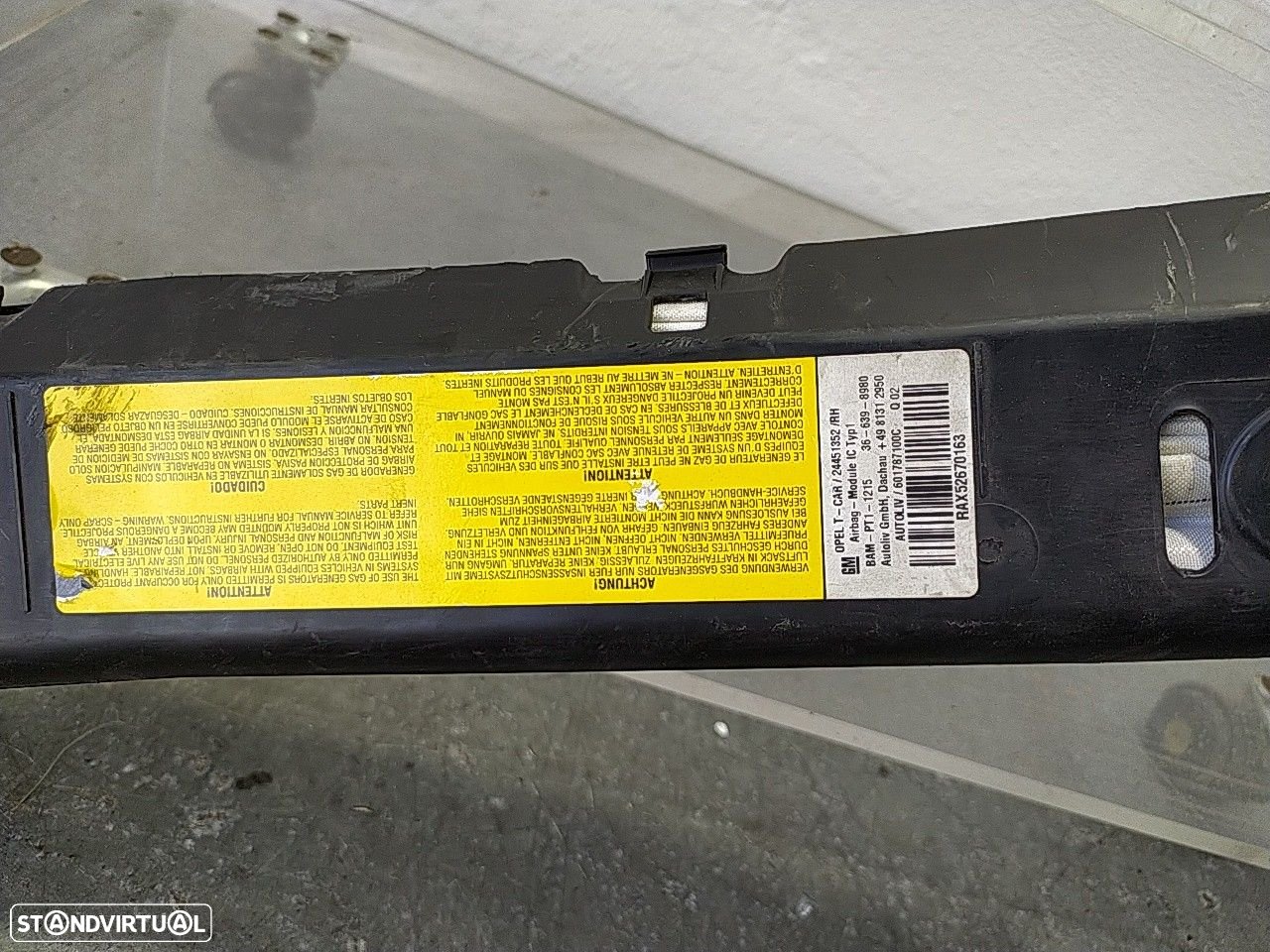 Airbag Cortina Dto Opel Astra H Gtc (A04) - 8