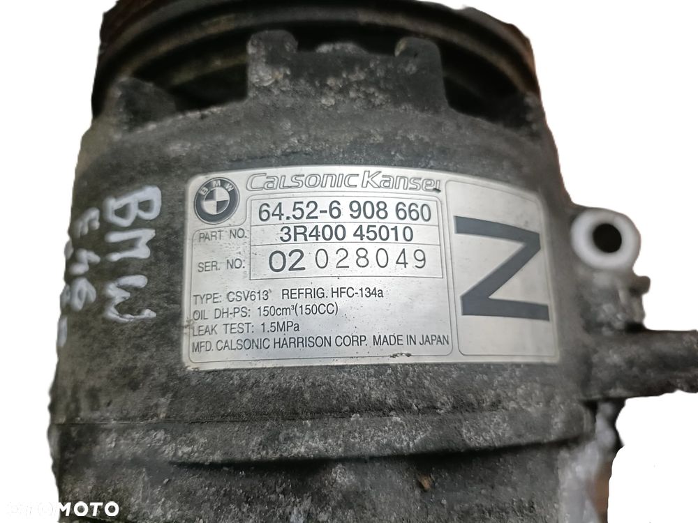 BMW E46 98-07 1,8 B SPRĘŻARKA KOMPRESOR KLIMATYZACJI 3R40045010 * - 5