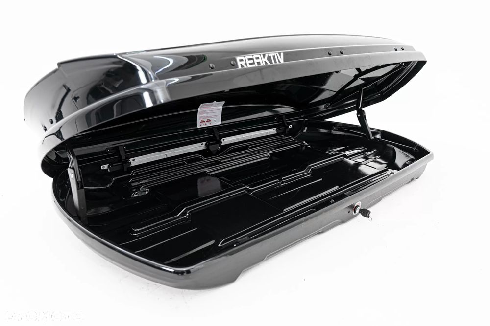 Box dachowy REAKTIV Meteor 390 550L Czarny dwustronny - 5