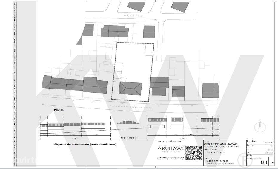 Terreno p/ Projeto Residencial com PIP Aprovado - 6 Moradias Duplex em - Grande imagem: 3/11