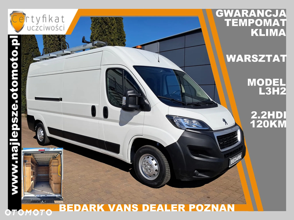 Peugeot BOXER, L3H2,Tempomat, klima, czujniki, warsztat