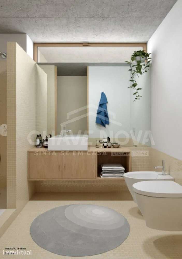 Apartamento T2 Duplex na Serra do Pilar em condomínio de luxo - Grande imagem: 5/14