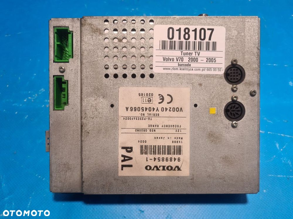 VOLVO V70 TUNER TV 9489854-1 - 1