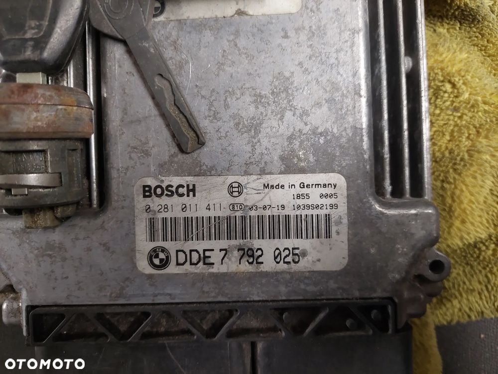 BMW 3 E46 2.0D STEROWNIK KOMPUTER SILNIKA EWS KLUCZ 7792025 RAF-AUTO CZĘŚCI BMW - 2
