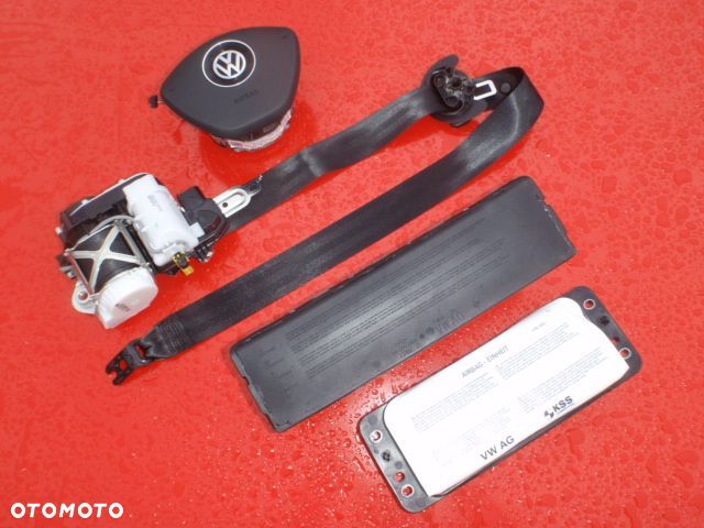 VW TOURAN 5T 5TA DESKA KONSOLA KOKPIT PULPIT PÓŁKA PARAPET AIRBAG PODUSZKI PASY PAS KURTYNY naprawa - 9