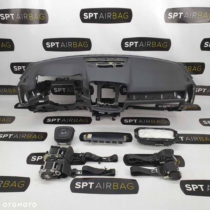 VOLVO XC40 DESKA ROZDZIELCZA KONSOLA KOKPIT PULPIT PODUSZKI AIRBAG AIR BAG PASY KIT SET - 1