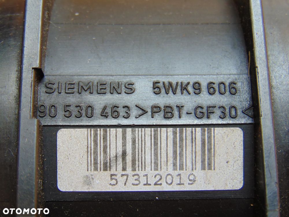 ORYGINAŁ przepływomierz 5WK9606 90530463 Opel Vectra B C Astra G Zafira A benzyna 1.8 - 2