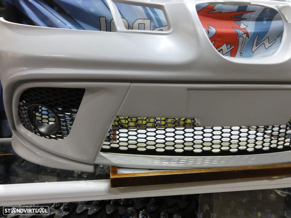 Para-choques frontal Seat ibiza 6L aerodinâmico em fibra com rede em favo de mel - 3