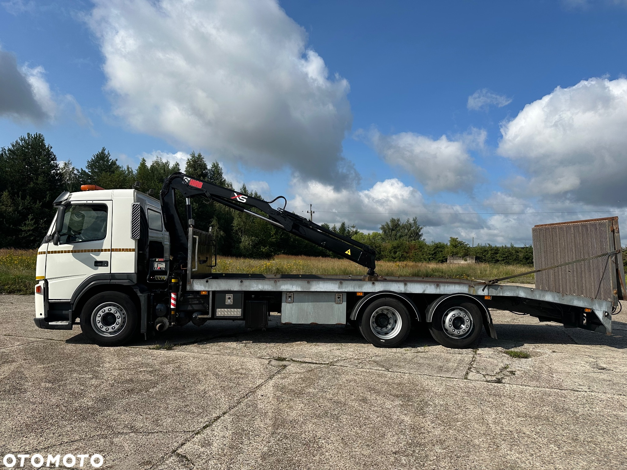 Volvo FM 340  HDS HIAB 099  LAWETA 8m. rampa hydrauliczna - 8