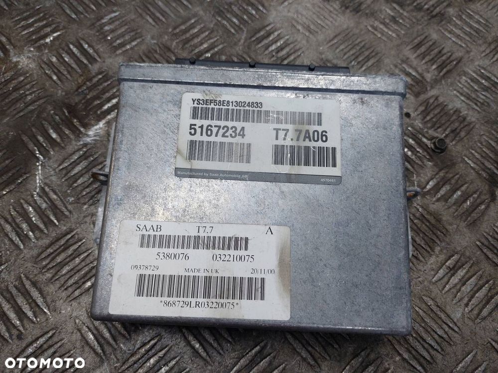 KOMPUTER STEROWNIK SILNIKA SAAB 9-5 I 2.3 T 5167234 5380076 - 1